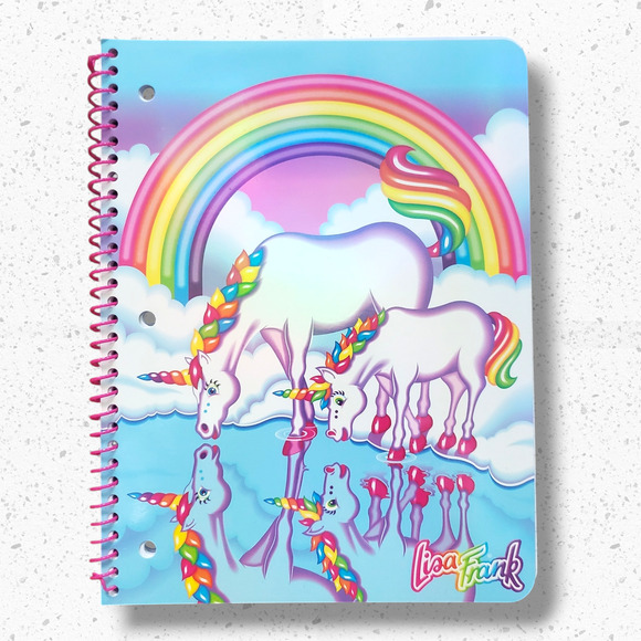 Lisa Frank Markie Unicorn 30th Birthday Spiral Notebook Target Exclusive - Picture 1 of 9